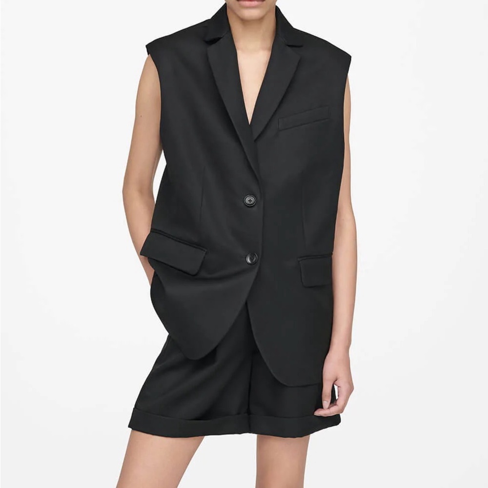 Anine Bung Black Tay Vest Size Small